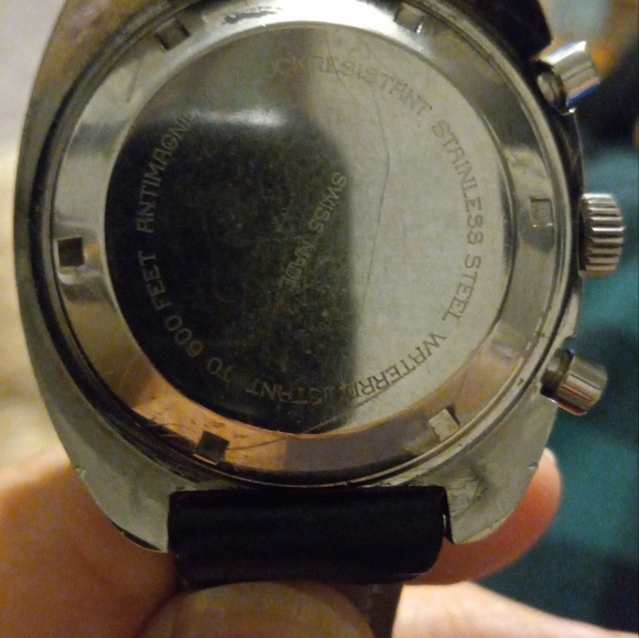 Vintage 70's Baylor GMT Pepsi watch - Picture 3 of 6